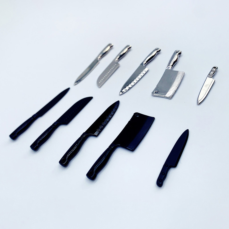 Kitchen Utensils - 1/12 Dollhouse Mini Knives Model Dollhouse