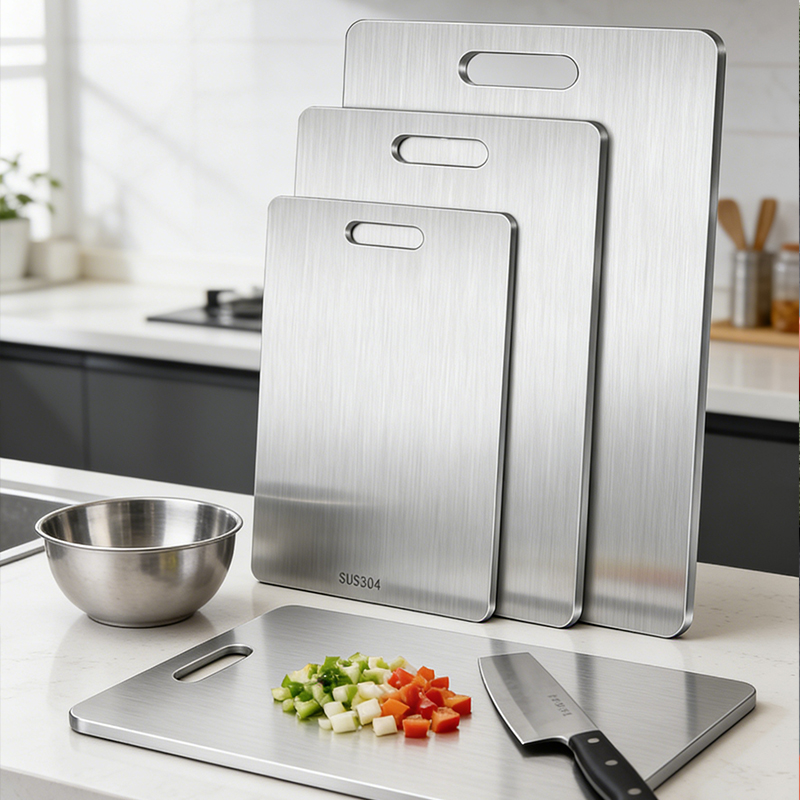 Kitchen Utensils - Food Grade Stainless Steel Cutting Board