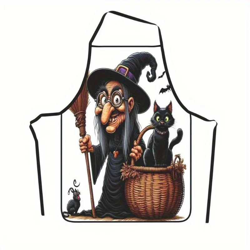 Kitchen Witch Baking - 1pc Witch and Black Cat Themed