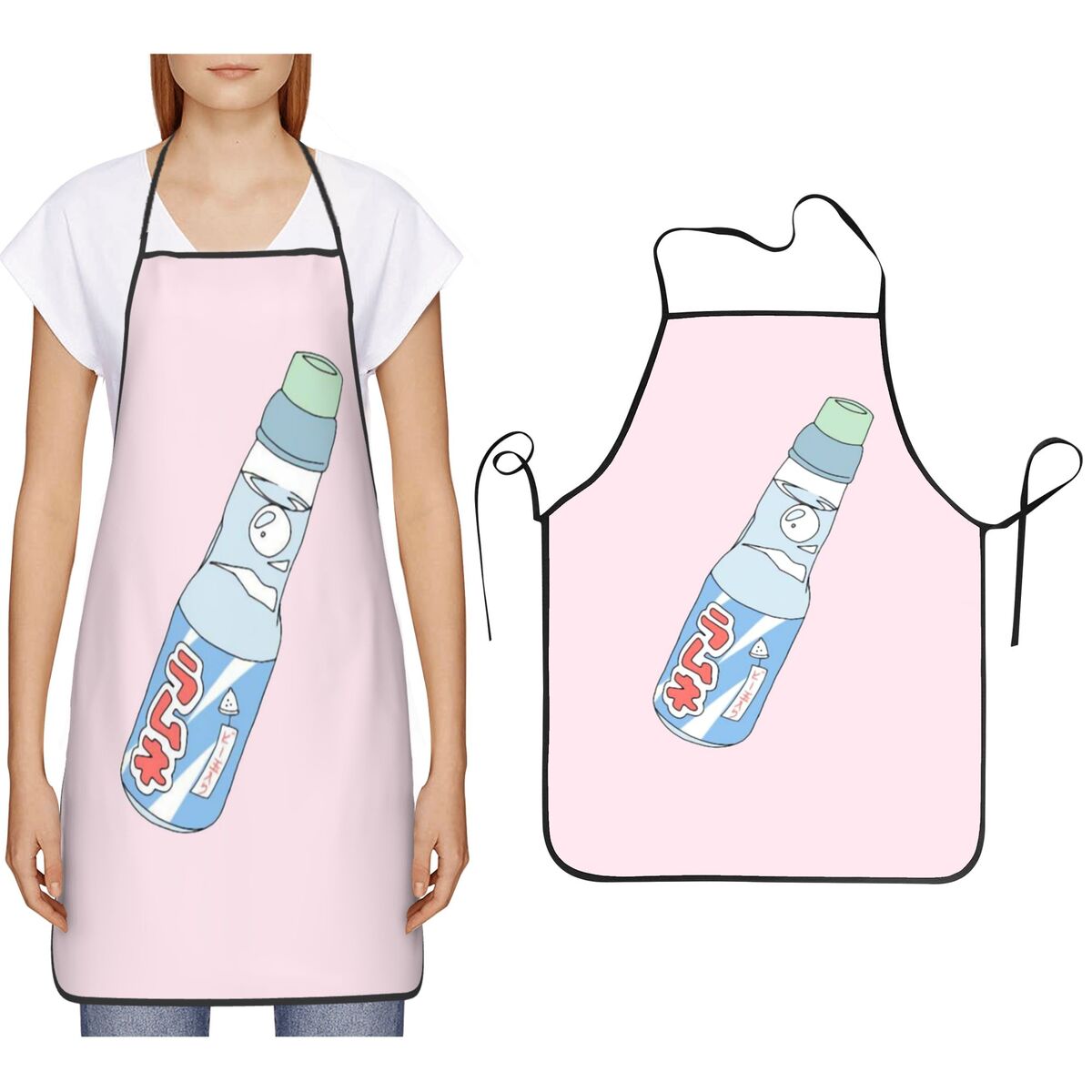 Kitchen Baking Soda - Kawaii Soda Drink Apron Chef Cooking