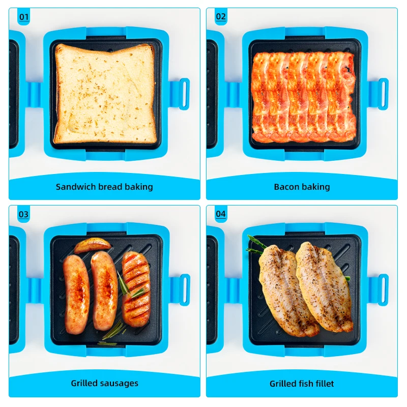 3pack Food Grade Sandwich Toas - Kitchen Baking Set 评论和价格