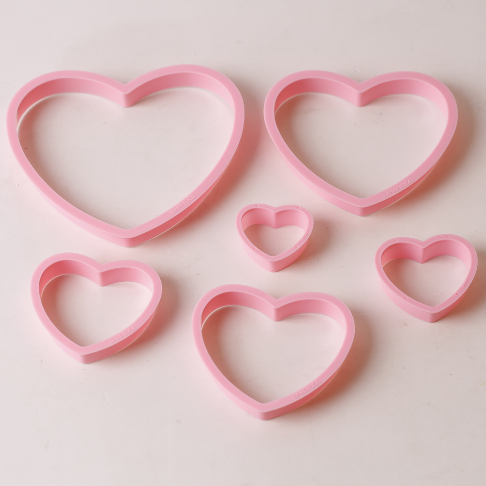 1set/3sets Pink Heart Star Flo - Kitchen Baking Set 评论和价格