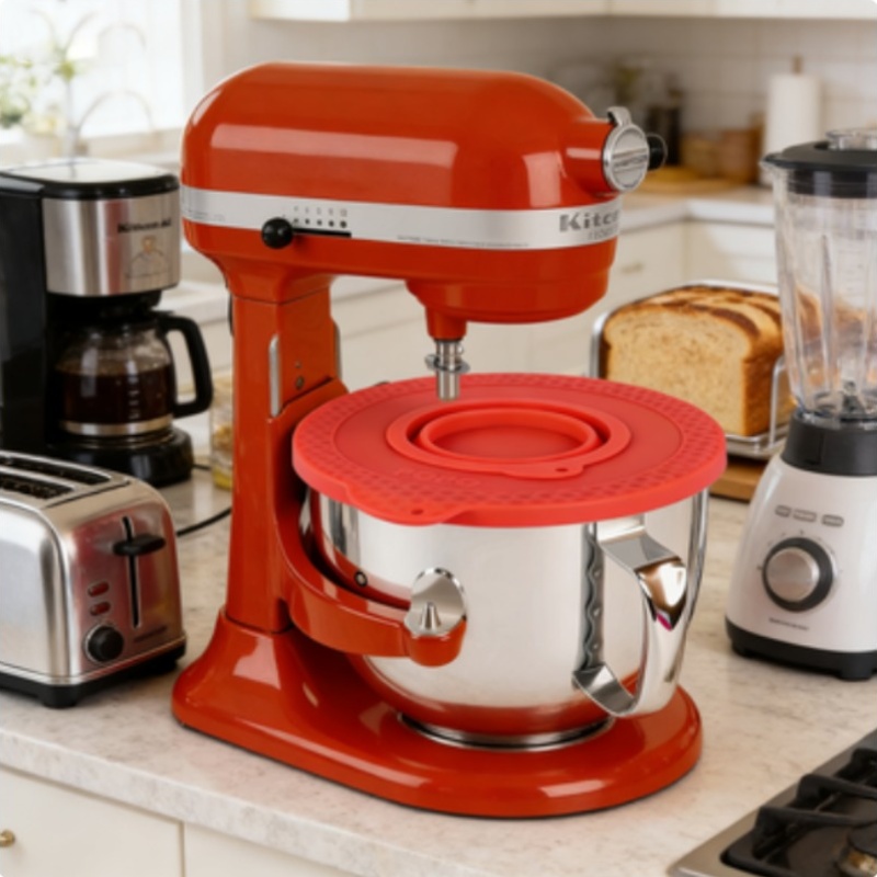 Silicone Mixer Bowl Cover Comp - Kitchen Aid Baking Lid 评论和价格