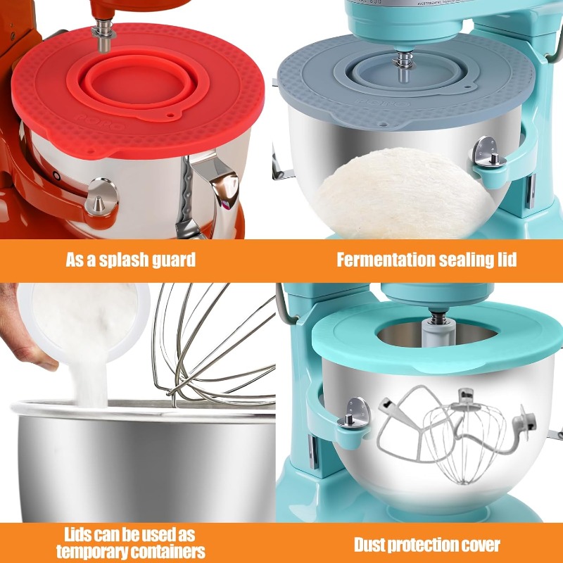 Silicone Mixer Bowl Cover Comp - Kitchen Aid Baking Lid 评论和价格