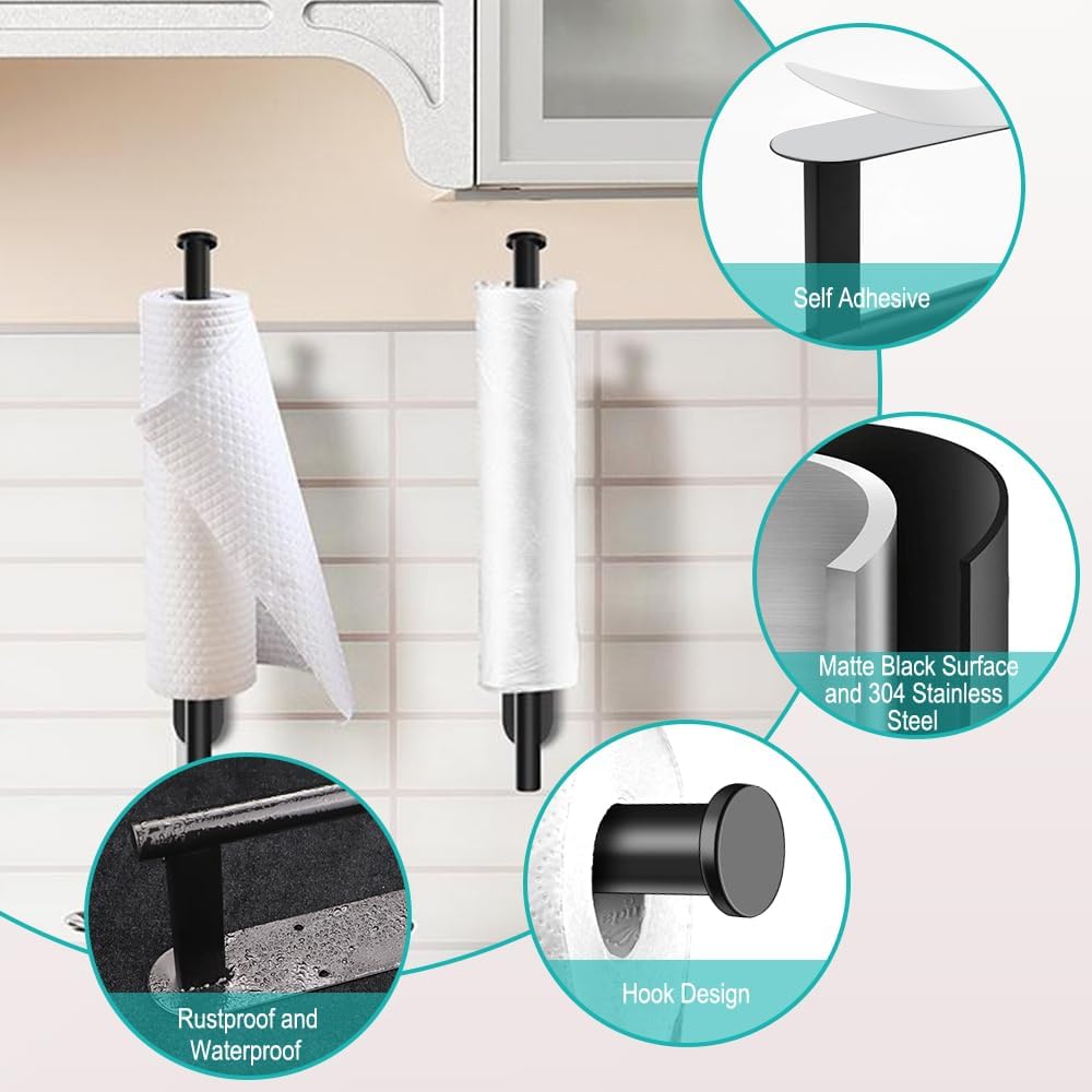 Self Adhesive Paper Towel Hold - Kitchen Baking Paper Holder 评论和价格