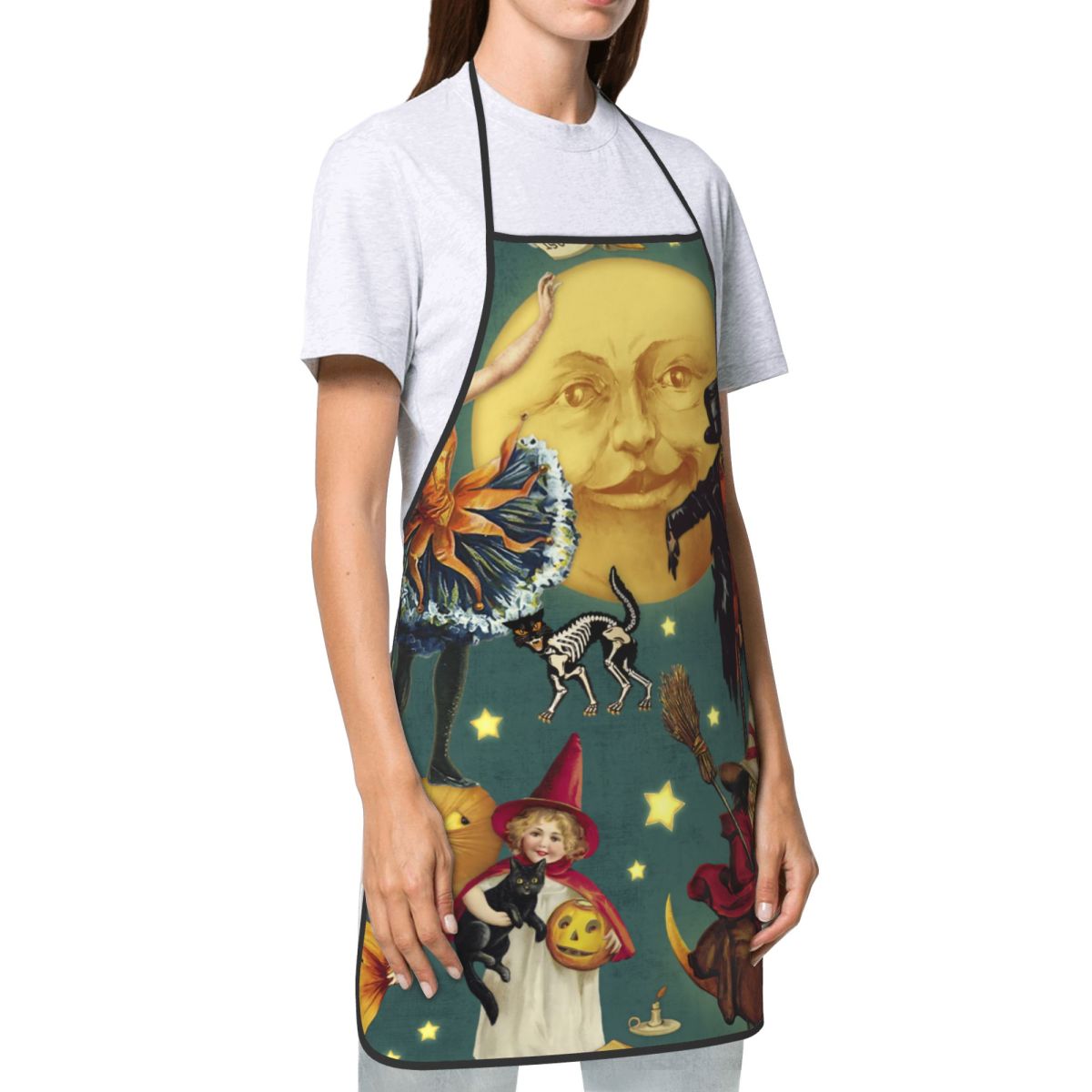 Vintage Halloween Ghosts Witch - Kitchen Witch Baking 评论和价格