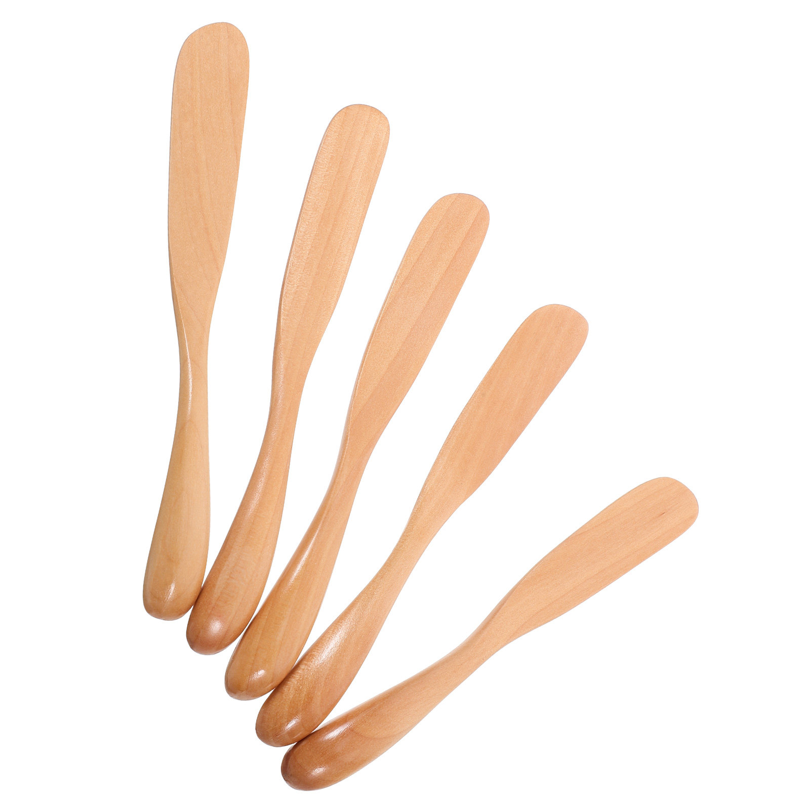 5Pcs Wooden Utensil Set Natura - Kitchen Baking Set 评论和价格