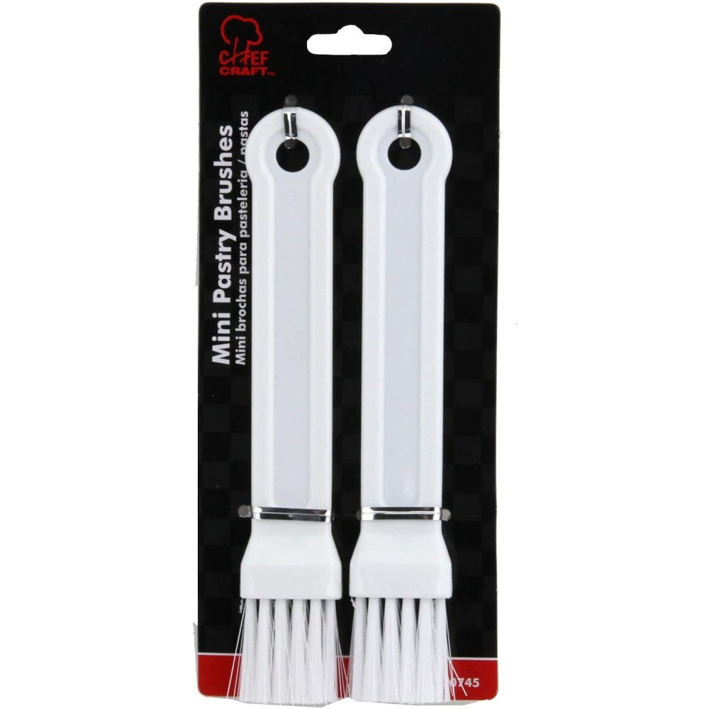 7 Inch White Mini Pastry Brush - Kitchen Baking Set 评论和价格