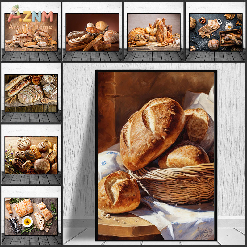 AZNM Realistic Fresh Baked Bre - Kitchen And Baking Life 评论和价格