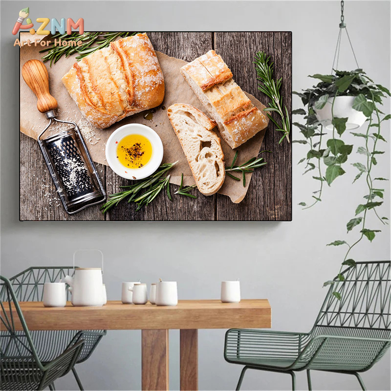 AZNM Realistic Fresh Baked Bre - Kitchen And Baking Life 评论和价格