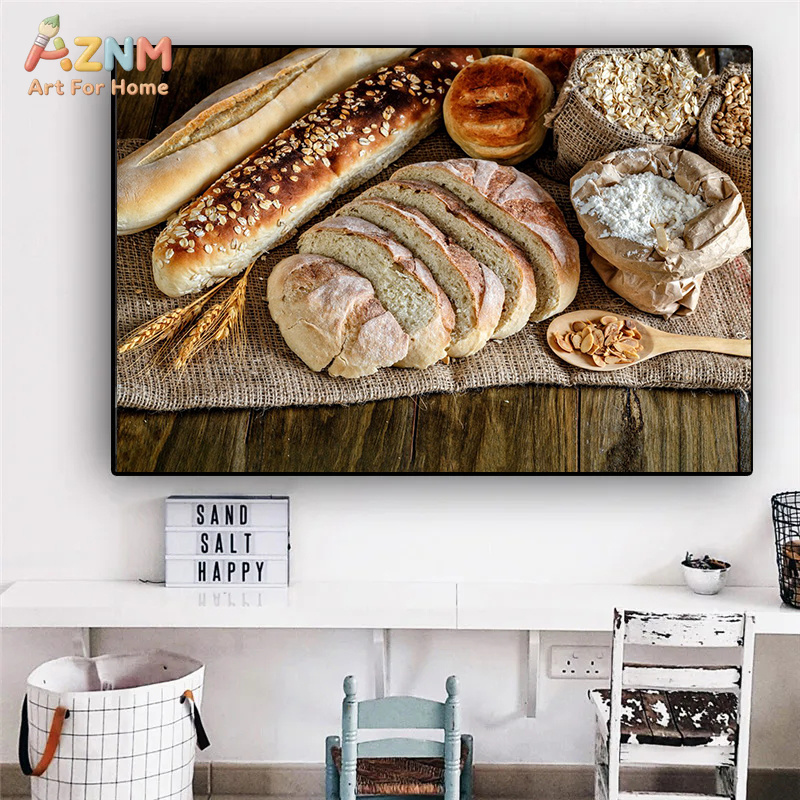 AZNM Realistic Fresh Baked Bre - Kitchen And Baking Life 评论和价格