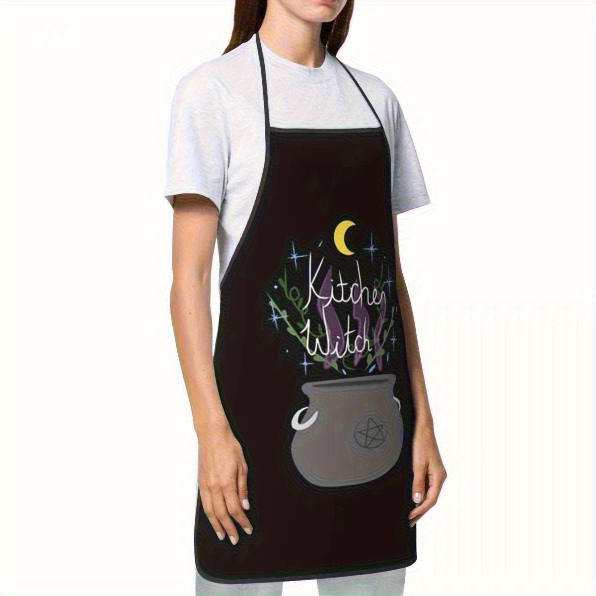 1pc Witch Kitchen Apron with C - Kitchen Witch Baking 评论和价格