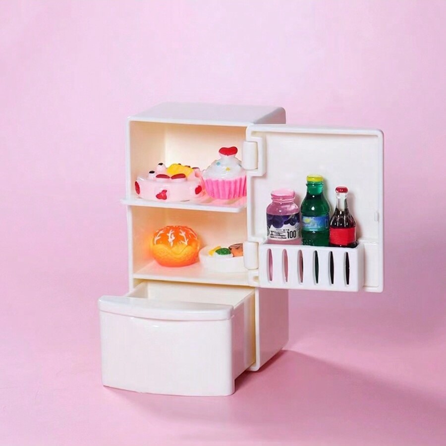 Dollhouse Miniature Refrigerat - Miniature Baking Kitchen 评论和价格