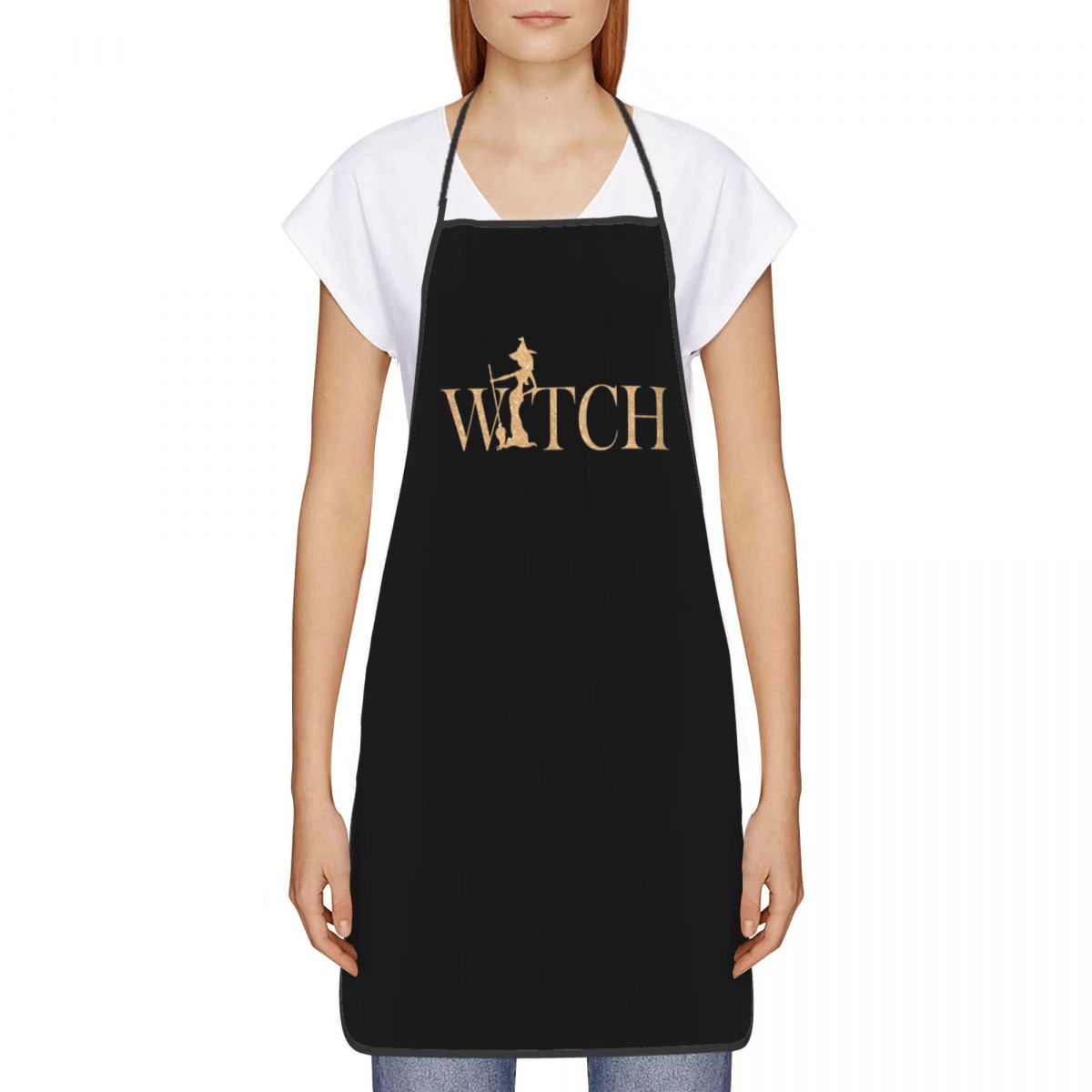 Funny Witch Bib Apron Women Me - Kitchen Witch Baking 评论和价格