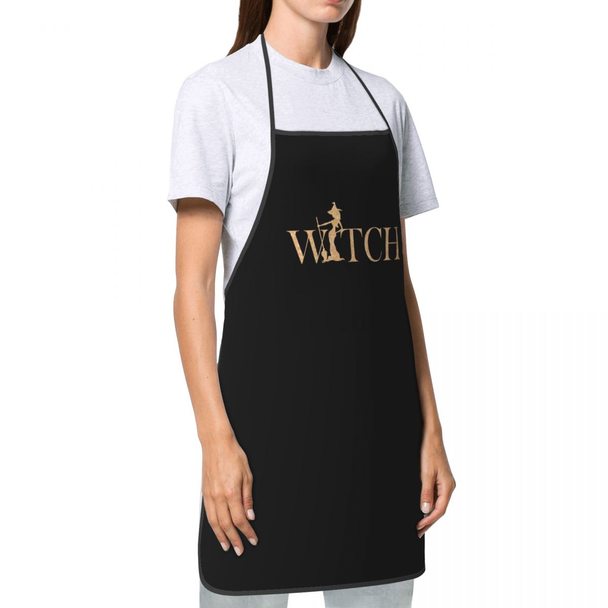 Funny Witch Bib Apron Women Me - Kitchen Witch Baking 评论和价格