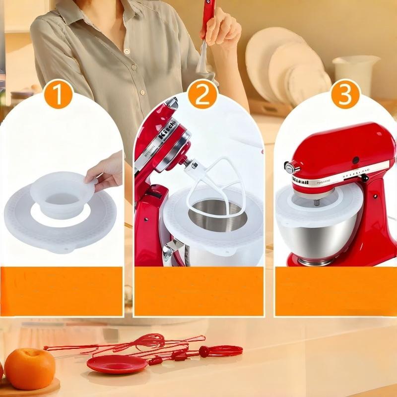 1Pcs DIY Silicone Mixers Bowl  - Kitchen Aid Baking Lid 评论和价格