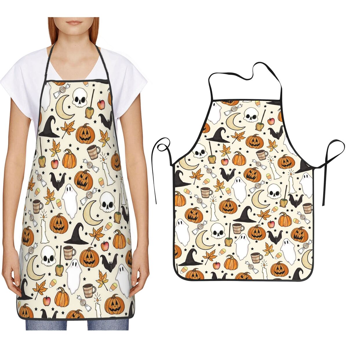 Halloween Pumpkin Witch Bat Ca - Kitchen Witch Baking 评论和价格