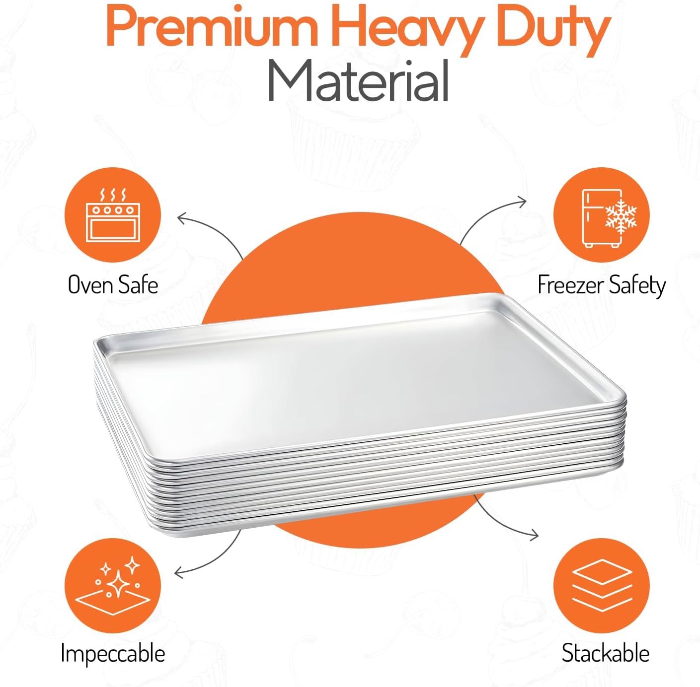 Full Size Commercial Aluminum  - Kitchen Baking Set 评论和价格