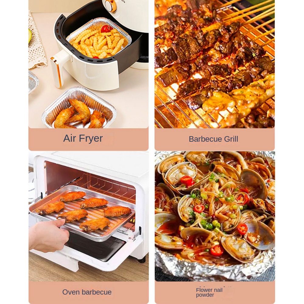 20CM Air Fryer Aluminum Foil P - Kitchen Baking Tray 评论和价格