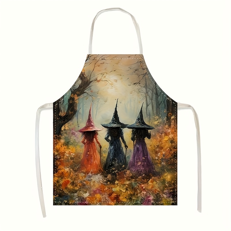 Witch Halloween Apron Women Sp - Kitchen Witch Baking 评论和价格