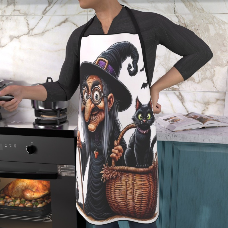 1pc Witch and Black Cat Themed - Kitchen Witch Baking 评论和价格