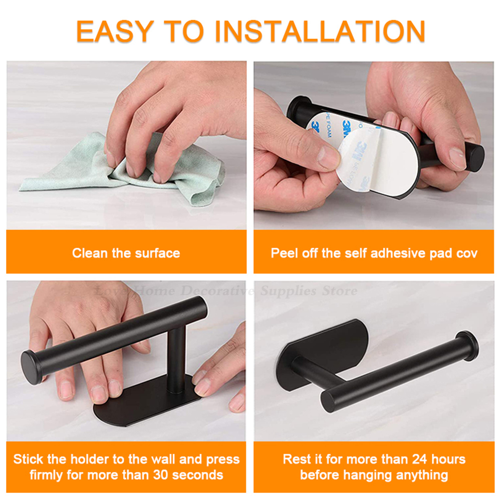 Self Adhesive Toilet Paper Hol - Kitchen Baking Paper Holder 评论和价格