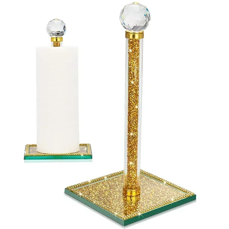 Crystal Paper Towel Holder Sta - Kitchen Baking Paper Holder 评论和价格