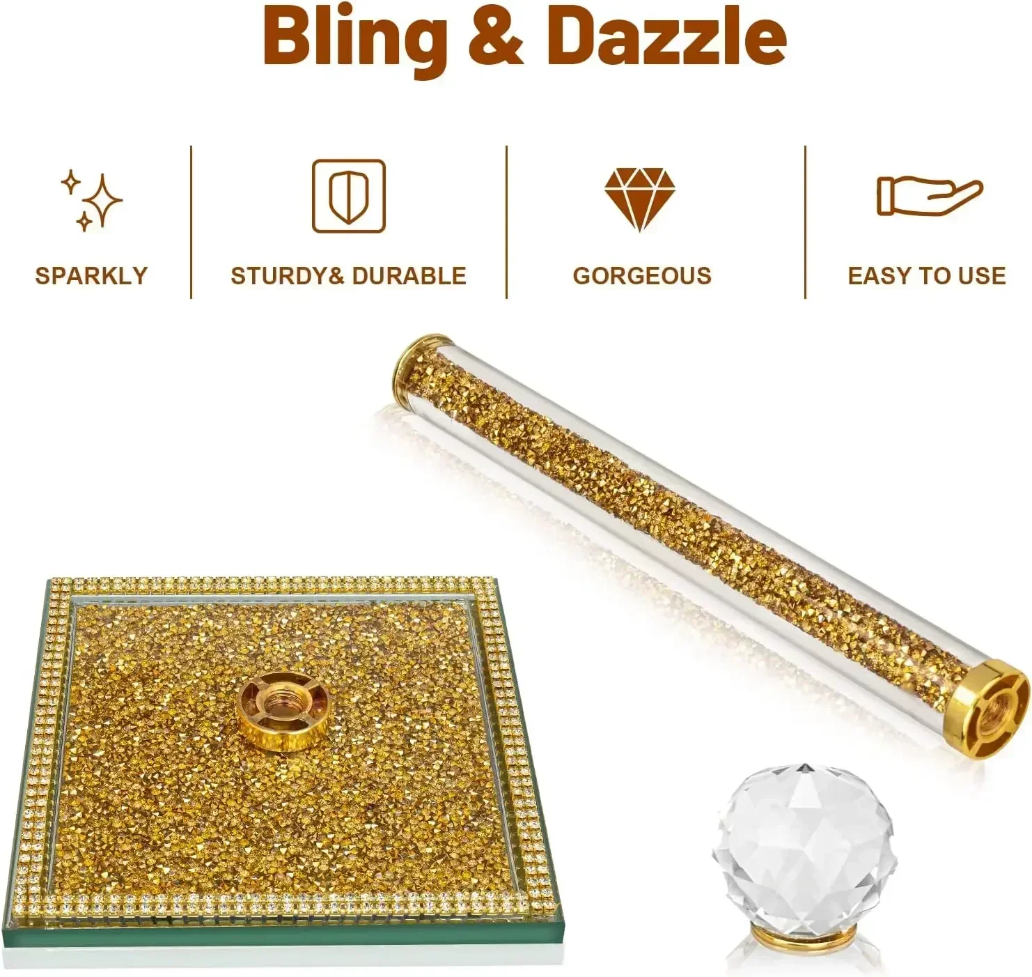 Crystal Paper Towel Holder Sta - Kitchen Baking Paper Holder 评论和价格