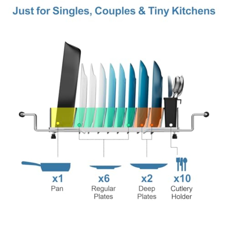 Small Sink Dish Drying Rack -  - Kitchen Utensils 评论和价格
