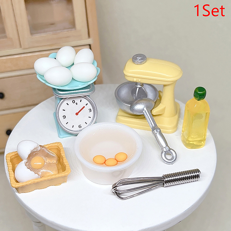 1Set 1:12 Dollhouse Miniature  - Miniature Baking Kitchen 评论和价格