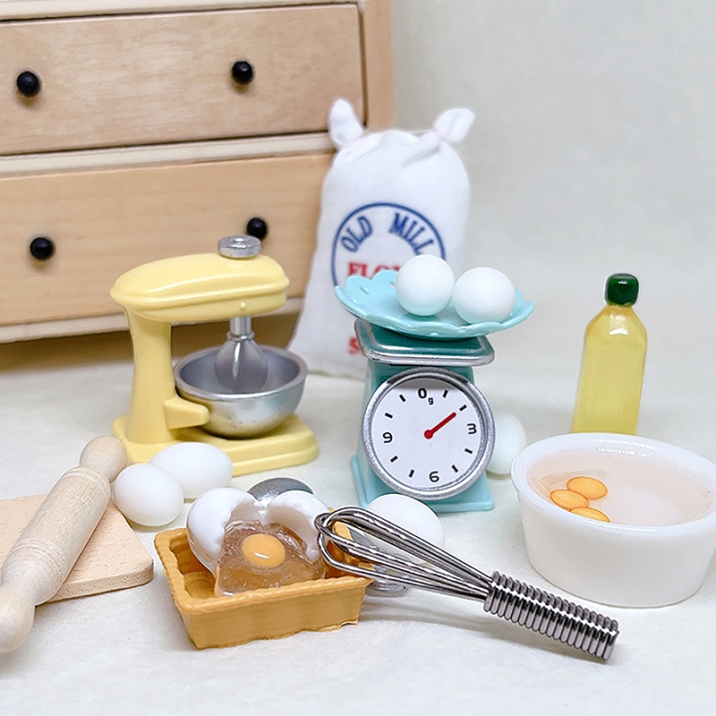 1Set 1:12 Dollhouse Miniature  - Miniature Baking Kitchen 评论和价格