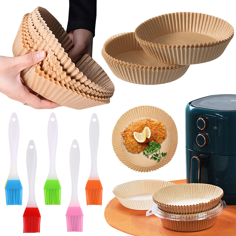 50/100PCS Air Fryer Paper Plat - Kitchen Baking Set 评论和价格
