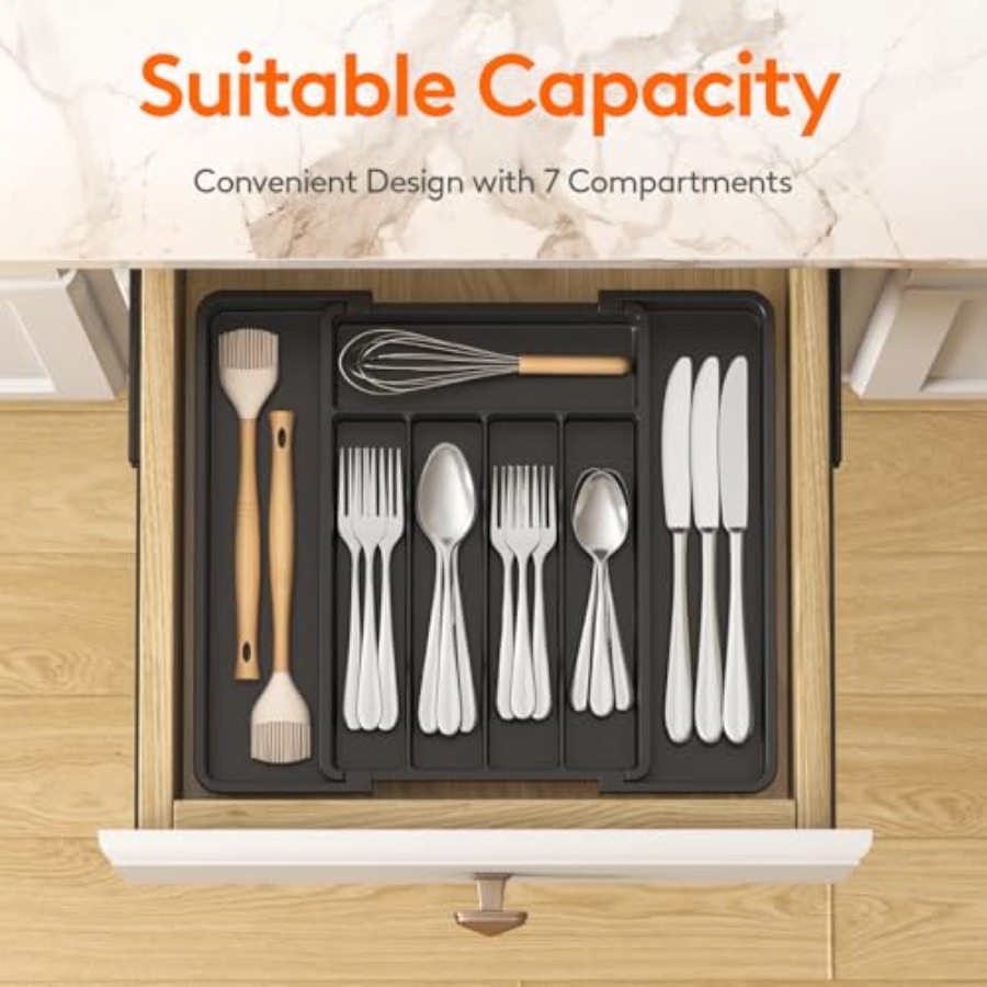 Expandable Silverware Organize - Kitchen Utensils 评论和价格