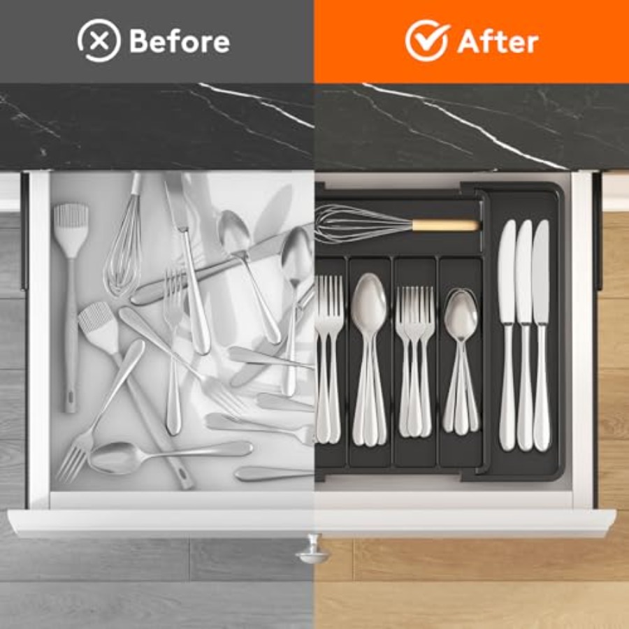 Expandable Silverware Organize - Kitchen Utensils 评论和价格