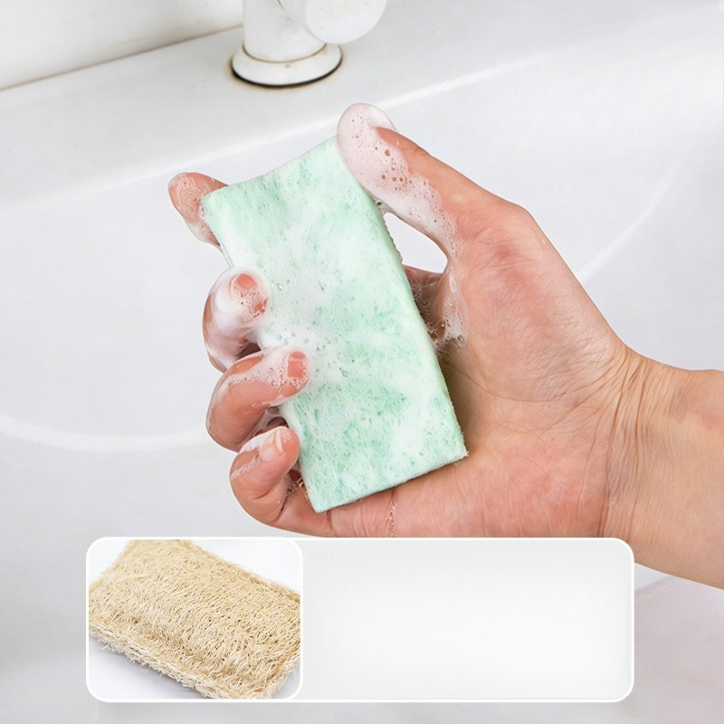 Dish Sponge Scouring Wipes Mul - Kitchen Baking Soda 评论和价格