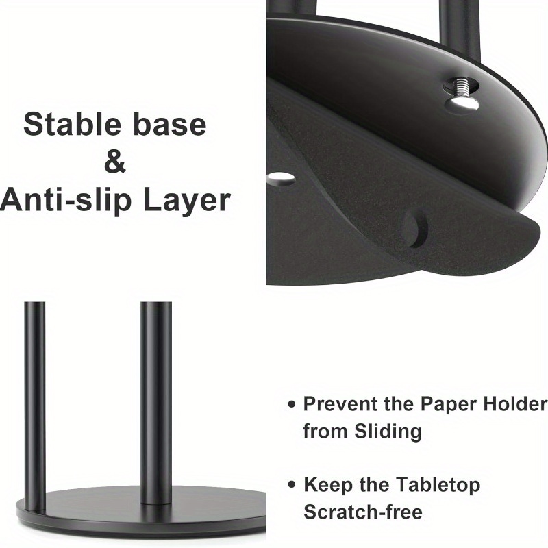 Paper Towel Holder Black, Prem - Kitchen Baking Paper Holder 评论和价格