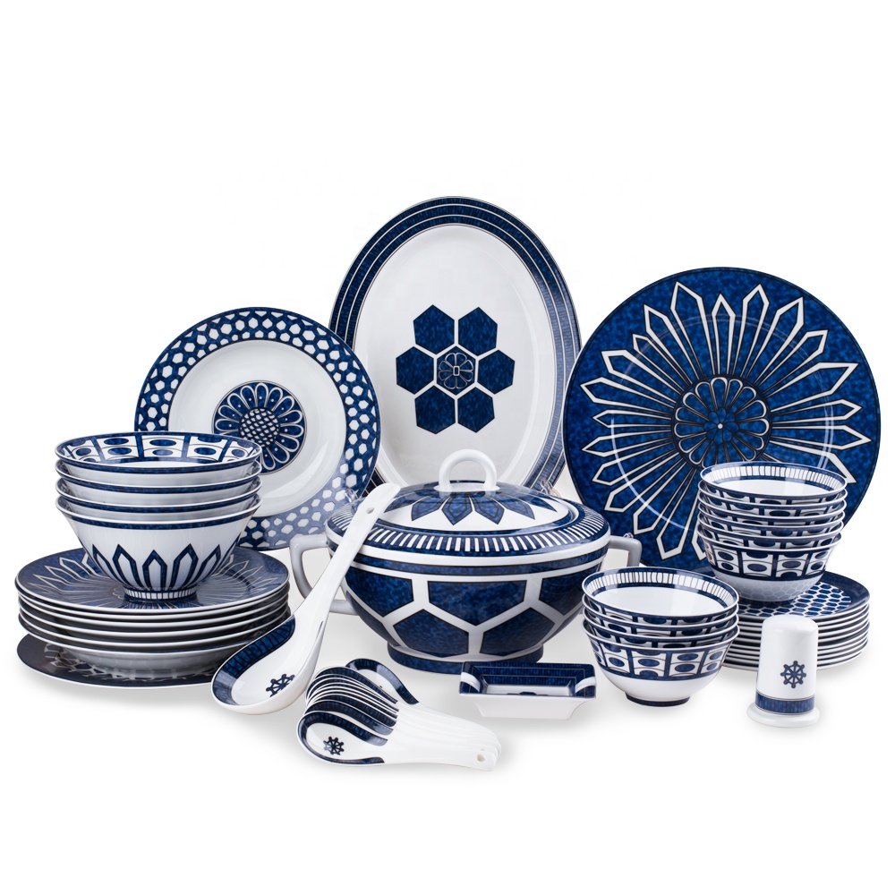 58 Pcs Dinnerware Set Kitchen  - Kitchen Utensils 评论和价格