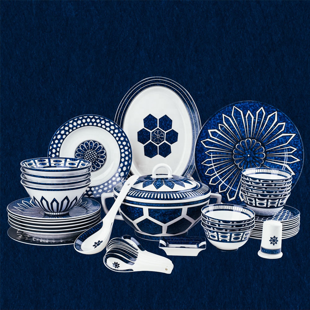 58 Pcs Dinnerware Set Kitchen  - Kitchen Utensils 评论和价格
