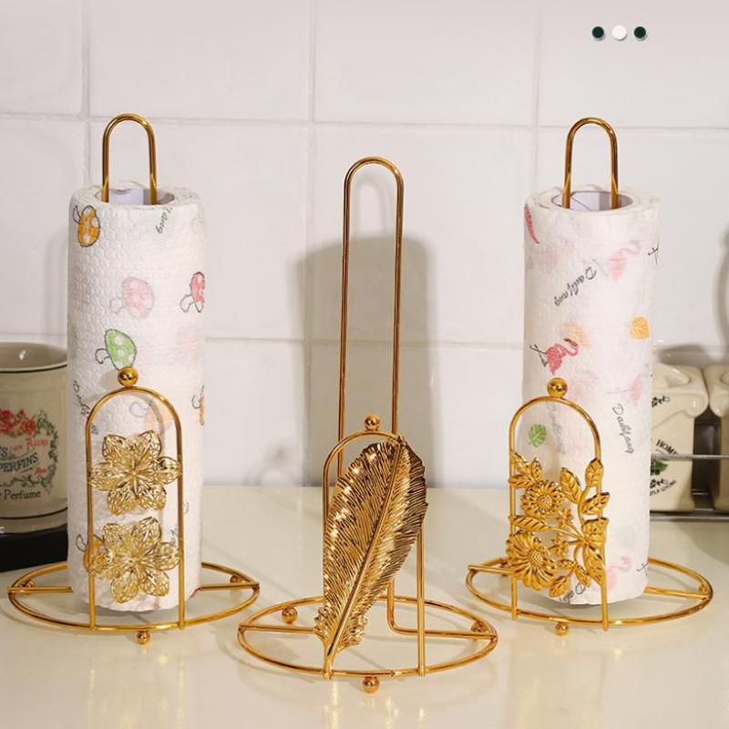 #@Retro Iron Tree Paper Towel  - Kitchen Baking Paper Holder 评论和价格