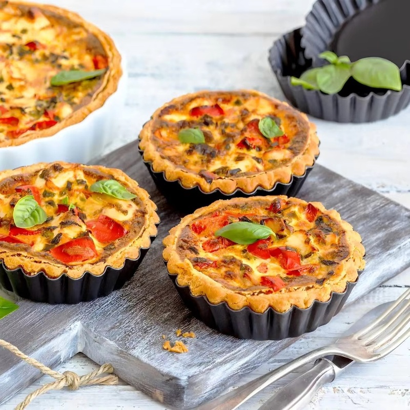 1pc Removable Bottom Fluted Ta - Kitchen Baking Tray 评论和价格